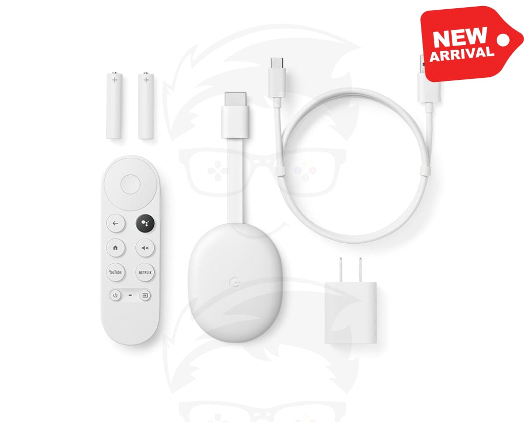 Chromecast with Google TV - Streaming Entertainment in 4K HDR - Snow Chromecast with Google TV - Streaming Entertainment in 4K HDR - Snow